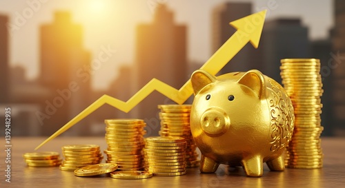 Golden Ascent AI Generated