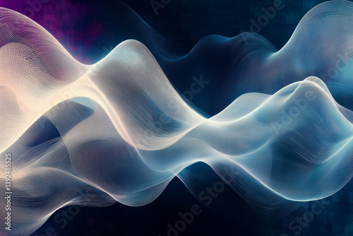 abstract wave background with motion blur effect, computer generated abstract background