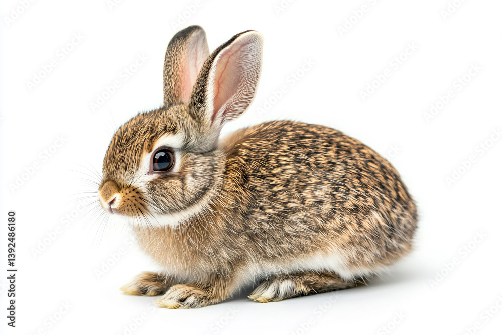 a small rabbit sitting on a white surface a small rabbit sitting on a white surface
