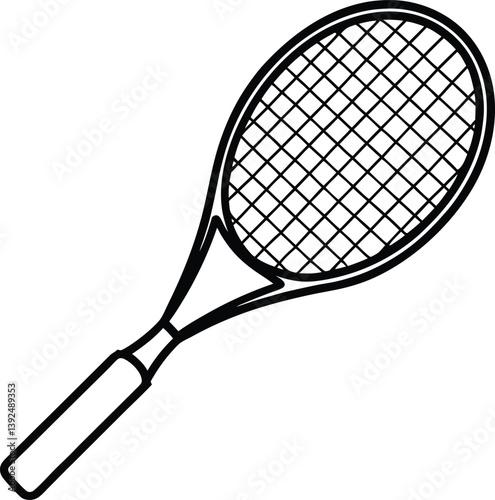 tennis racket and balls