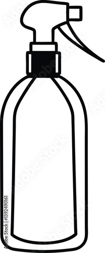 vector illustration of a bottle