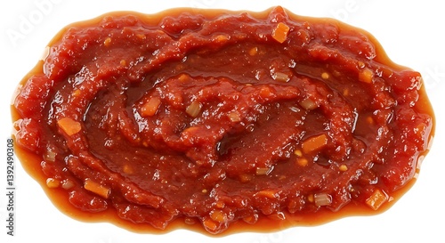 Crimson Swirl of Flavor AI Generated