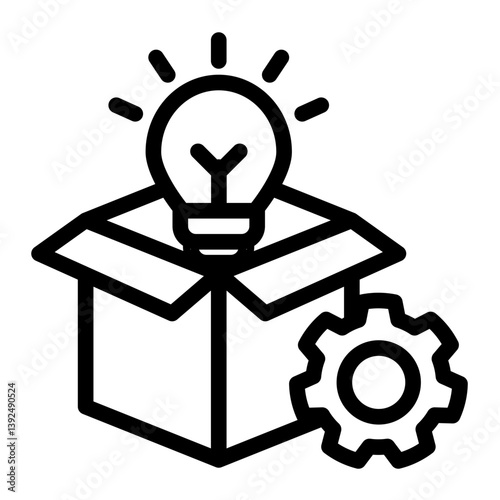 Product Icon Line Style for Startup Business Pack Icon Themes