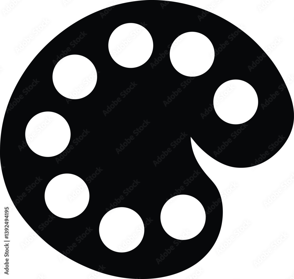 Fototapeta premium black and white buttons