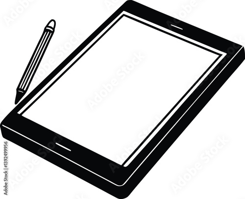 tablet pc with blank screen