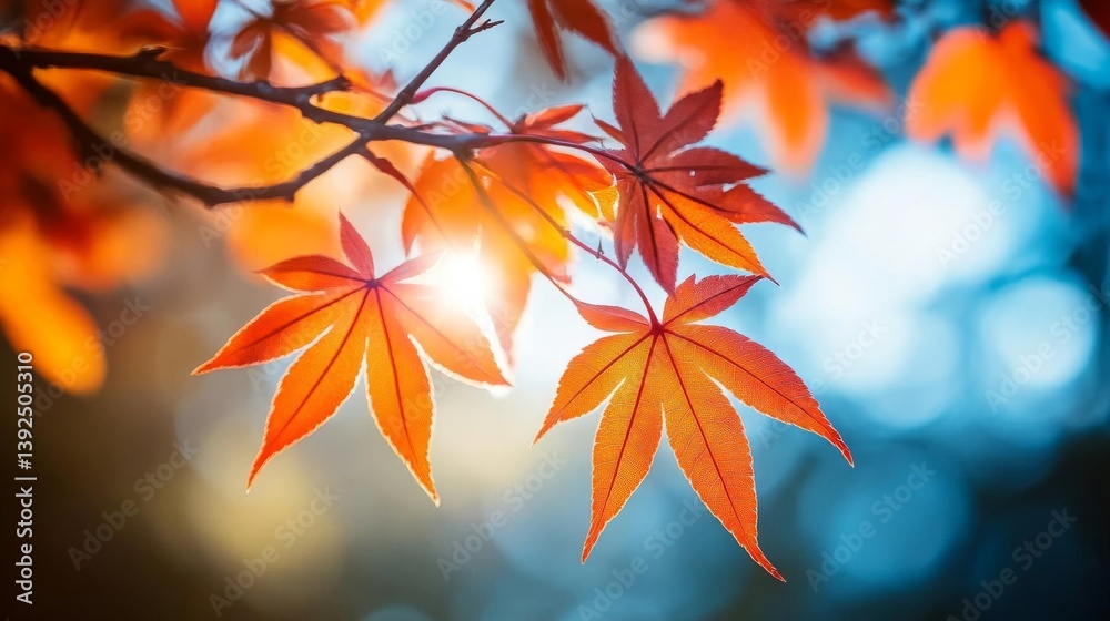Sunlight Through Autumn Leaves: A Vibrant Display of Fall Colors Sunlight Through Autumn Leaves: A Vibrant Display of Fall Colors