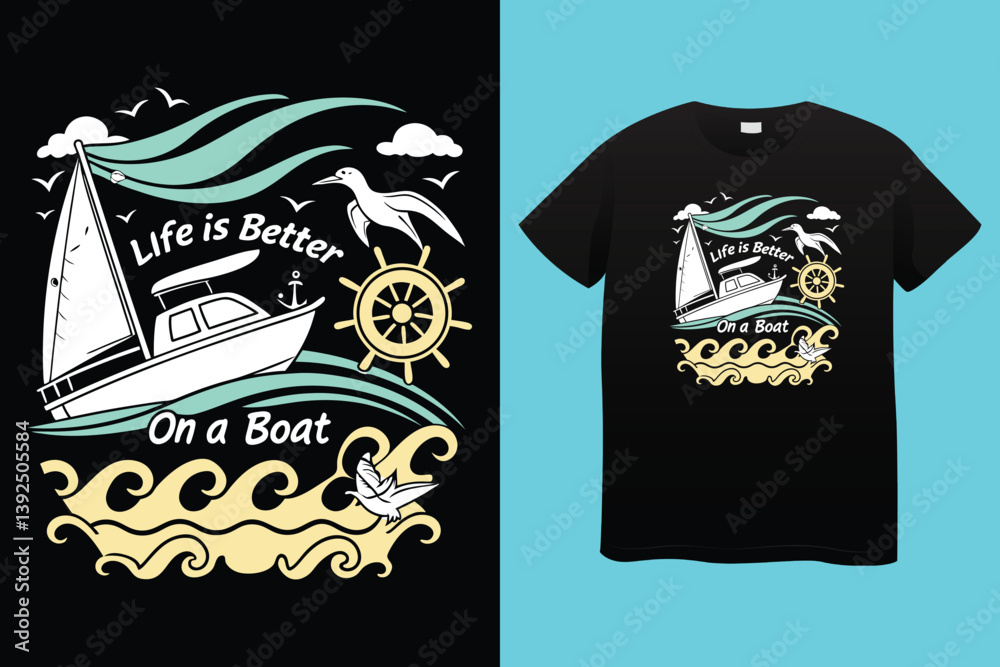 boating t-shirt design vector elements, boating vector art boating t-shirt design vector elements, boating vector art