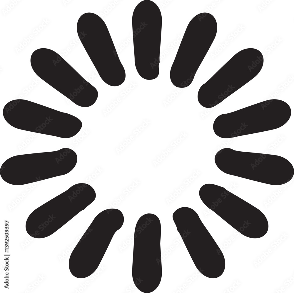 Radial Pattern Vector Half Radial Pattern Vector Half