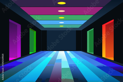 3d render of a modern interior