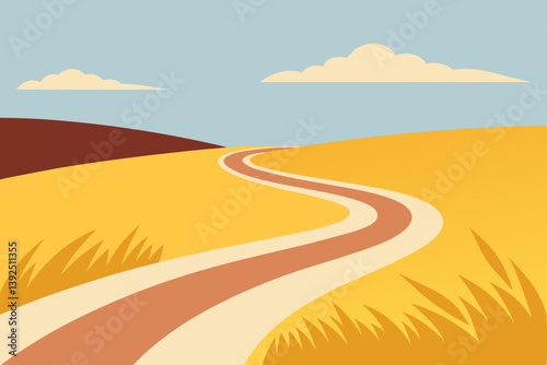 road to the desert