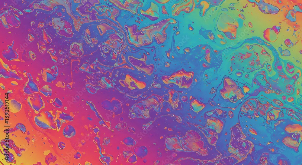 Obraz premium Chromatic Currents AI Generated