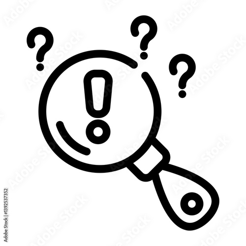 problem search icon
