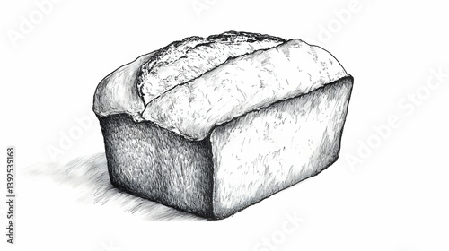 drawing bread illustration