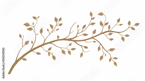tree branch drawing illustration