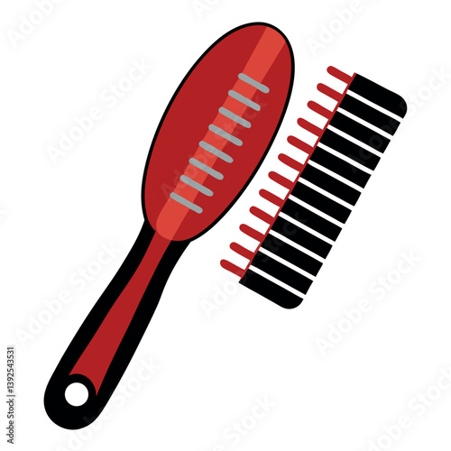 Hairbrush comb travel size version 