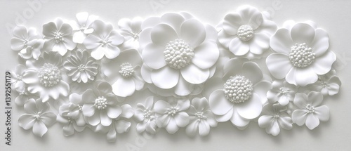 Panel kuchenny z motywem Floral embossed panel