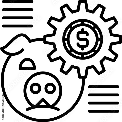 Monetary Icon Vector Element