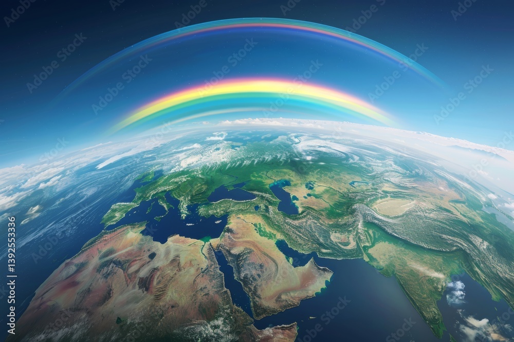 Fototapeta premium Unity and Diversity Over Earth