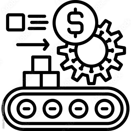 Production Icon Vector Element