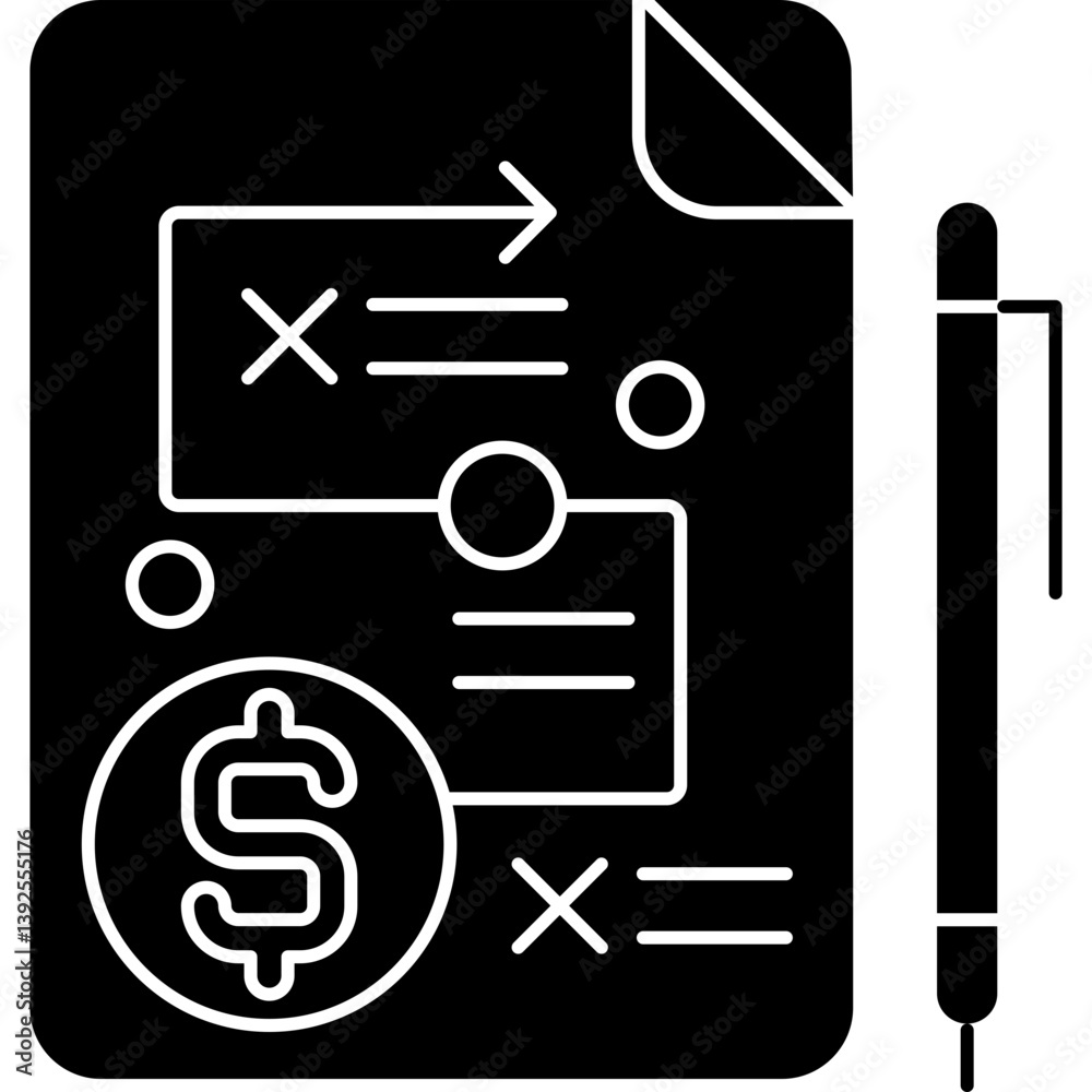 Strategy Icon Vector Element Strategy Icon Vector Element