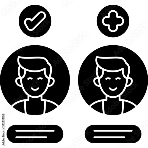 Recruitment Icon Vector Element