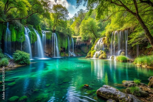 Emerald Pools of Kursunlu Waterfalls in Antalya Turkey A Deep Forest Escape