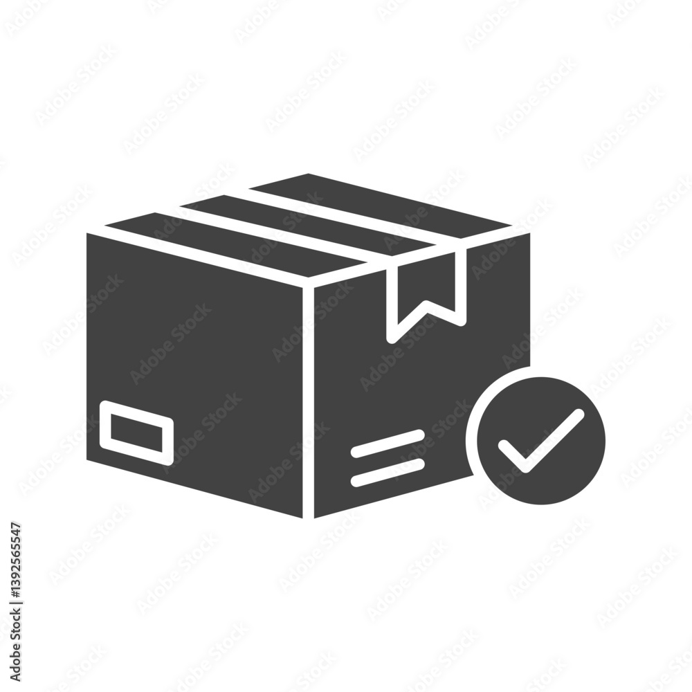 Valid Delivery of Package icon vector image. Suitable for mobile apps, web apps and print media. Valid Delivery of Package icon vector image. Suitable for mobile apps, web apps and print media.
