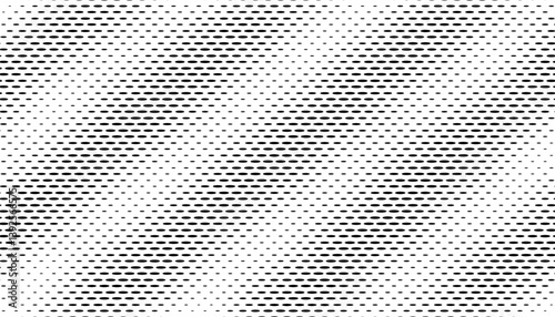 Black and white seamless halftone pattern with smooth transition effect. For sporty background and jersey design. Vector Format Illustration 