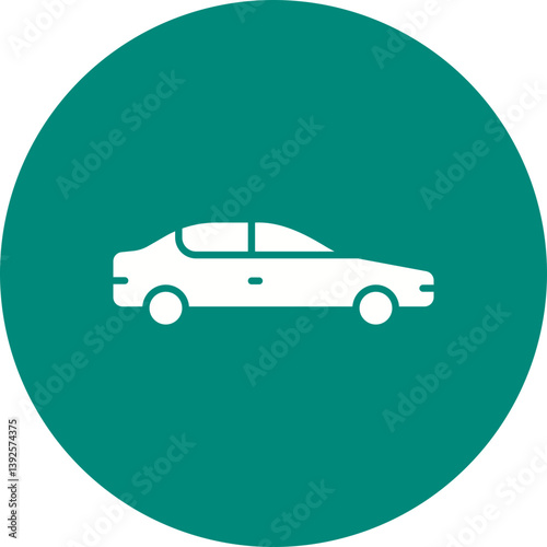 Automobile icon vector image. Suitable for mobile apps, web apps and print media.
