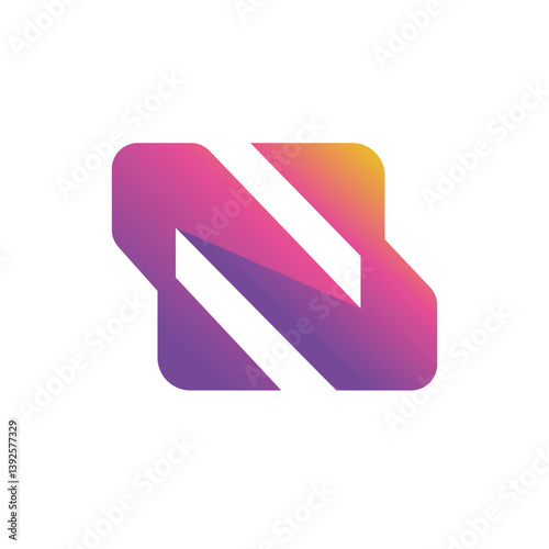 N gradient logo