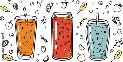 Refreshing Fruit Smoothies Delicious Summer Drinks, Healthy Choices