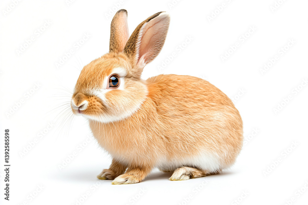a small rabbit sitting on a white surface a small rabbit sitting on a white surface