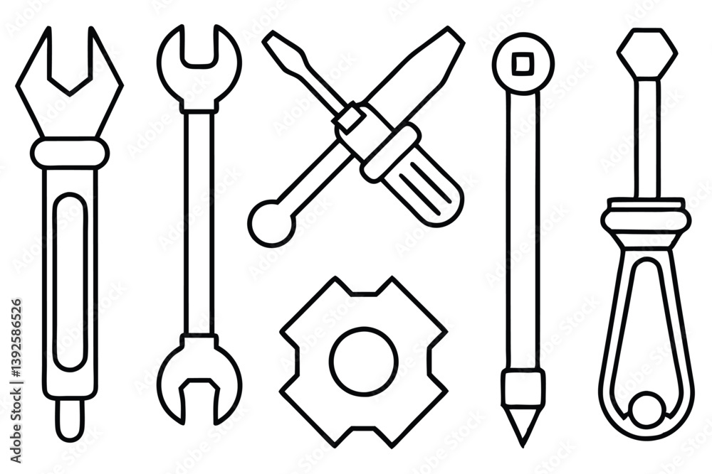 Precision Line Art Depicting Fine-Tuned Elements of Exact Calculation Precision Line Art Depicting Fine-Tuned Elements of Exact Calculation