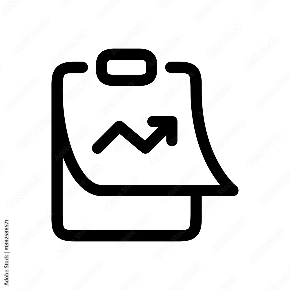 Monitoring Icon Finance Vector Line Style Design Style Transparent Background Monitoring Icon Finance Vector Line Style Design Style Transparent Background
