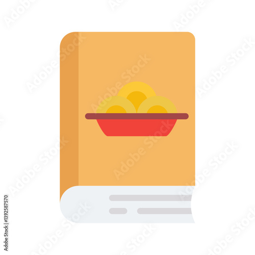 Italian Recipes icon vector image. Suitable for mobile apps, web apps and print media.