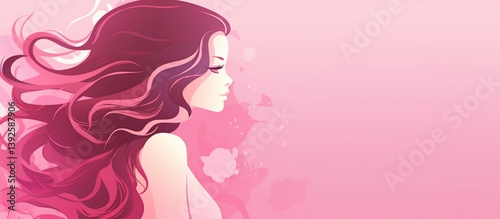 Elegant Woman with Flowing Hair (1)