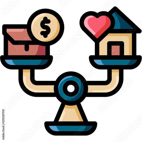 Wallpaper Mural work life balance icon Torontodigital.ca