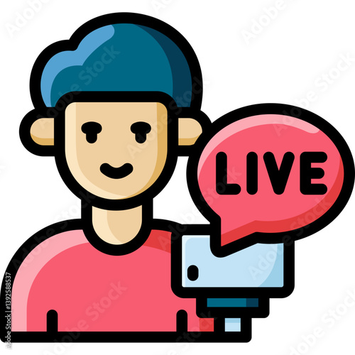 live streaming icon