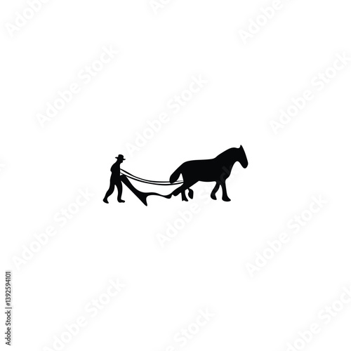 Agriculture silhouette 