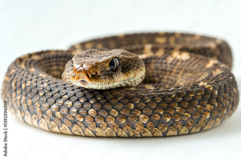 Fototapeta premium a snake with a very sharp head and a very long neck