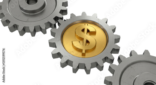 Isolated Gears with Dollar Sign Mechanism Finance