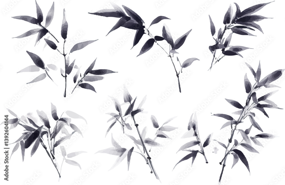 Obraz premium seamless pattern with bamboo