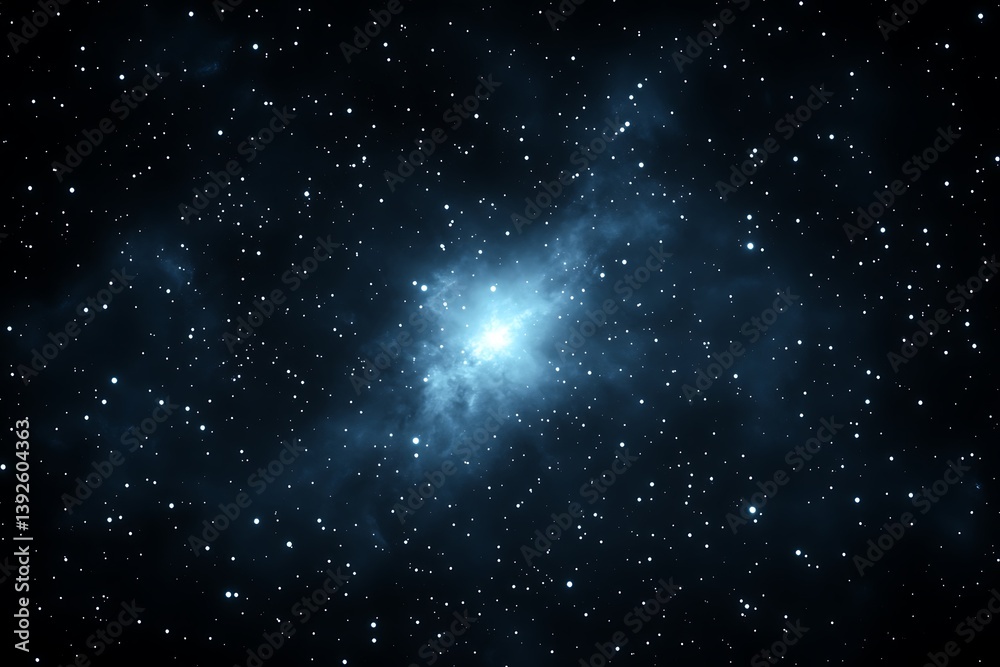 Fototapeta premium The majestic milky way galaxy spanning across the night sky with twinkling stars and cosmic beauty