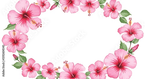 Hibiscus Halo AI Generated