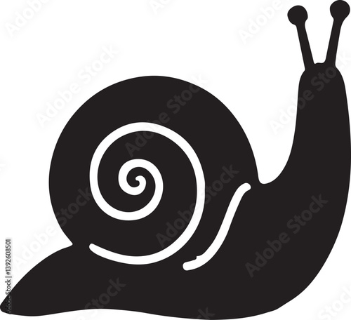 snail silhouette  victor eps design