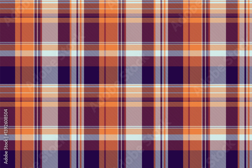 Close up textile check plaid, valentines day pattern texture background. Bag seamless fabric tartan vector in dark and red colors.