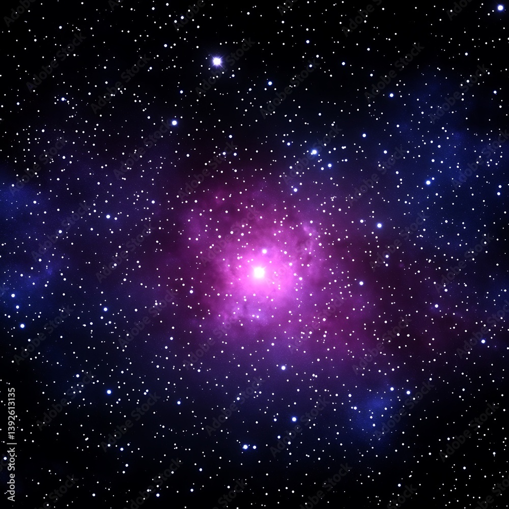 Fototapeta premium Stunning plea nebula illuminated by ethereal colors and cosmic dust in the vastness of space