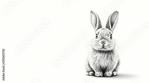 cartoon bunny drawing illustration