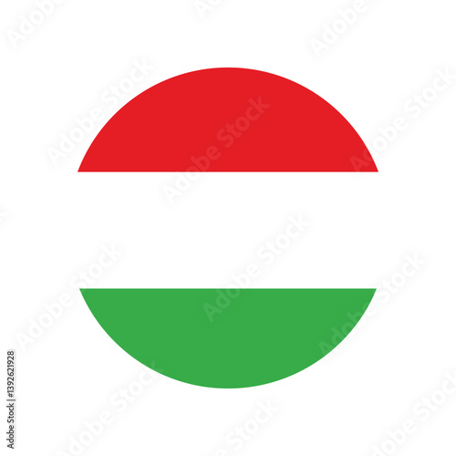hungary flag button