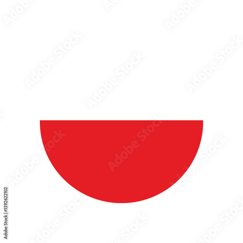 poland flag button